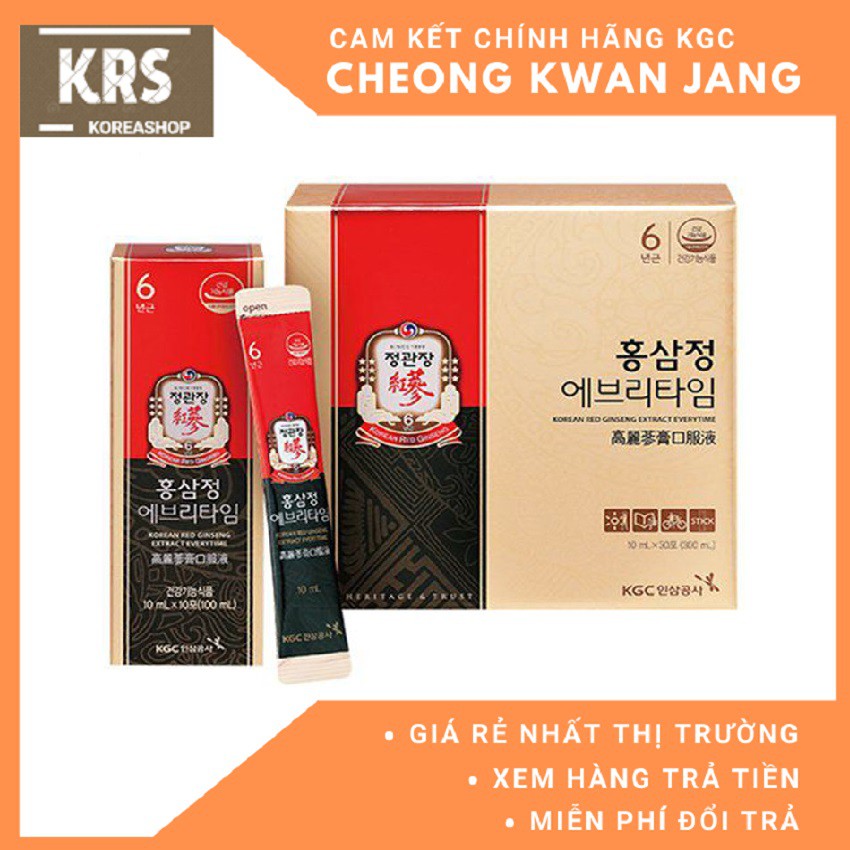 Tinh Chất Hồng Sâm Pha Sẵn KGC Extract Everytime