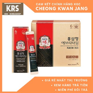 Nước Hồng Sâm Hậu Duệ Mặt Trời KGC, Hộp 30 gói x 10ml