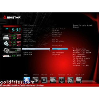 Mainboard Biostar H110MH PRO D4 ĐẸP LENG KENG