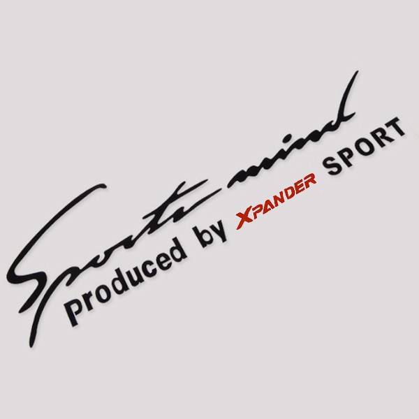 Tem sport mind dán capo xe ô tô Xpander