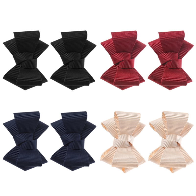 Bộ 2 nơ giày nữ xinh xắn dùng để trang trí quần áo / phụ kiện thời trang