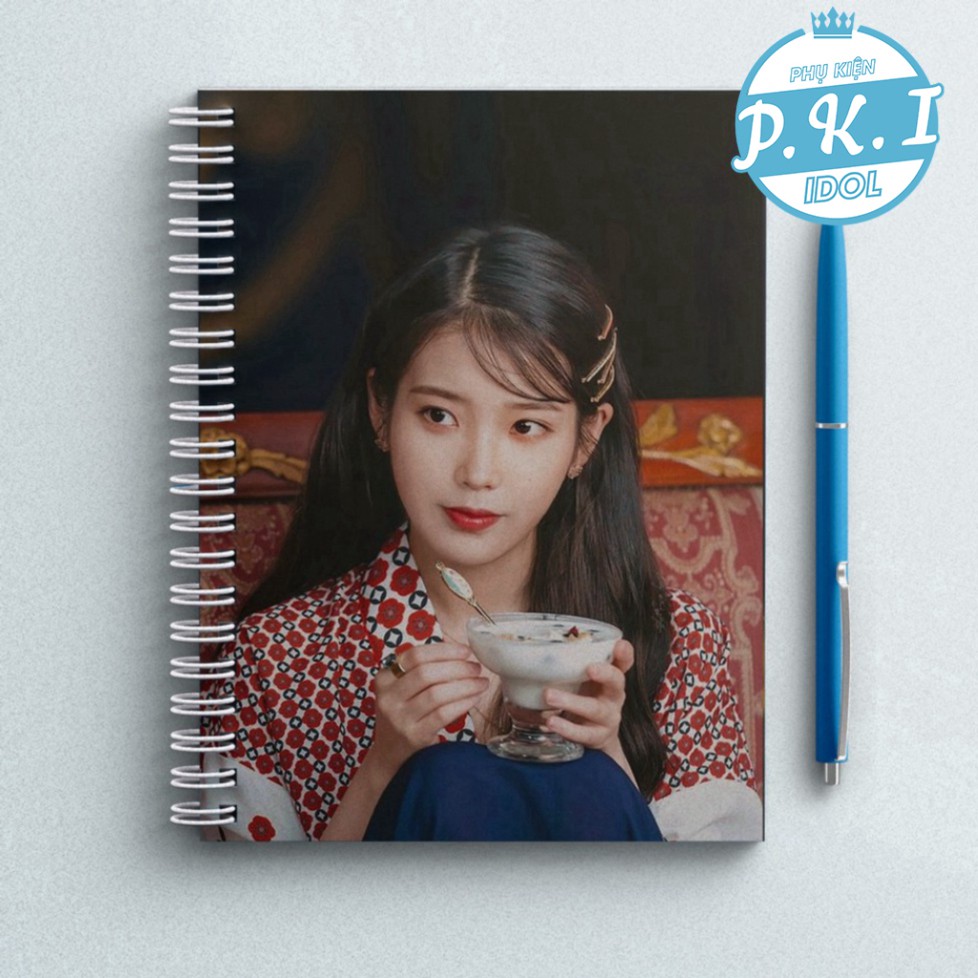 Sổ Còng NOTEBOOK IN HÌNH CA SĨ IU - QUÀ TẶNG K-POP