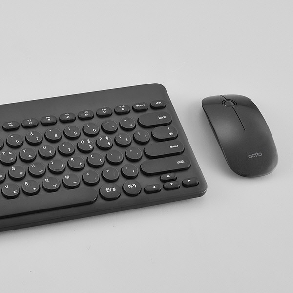 Combo bàn phím và chuột không dây kiểu dáng Mini Retro Keyboard + Mouse Actto KMC-03 KOREA CHÍNH HÃNG | BigBuy360 - bigbuy360.vn