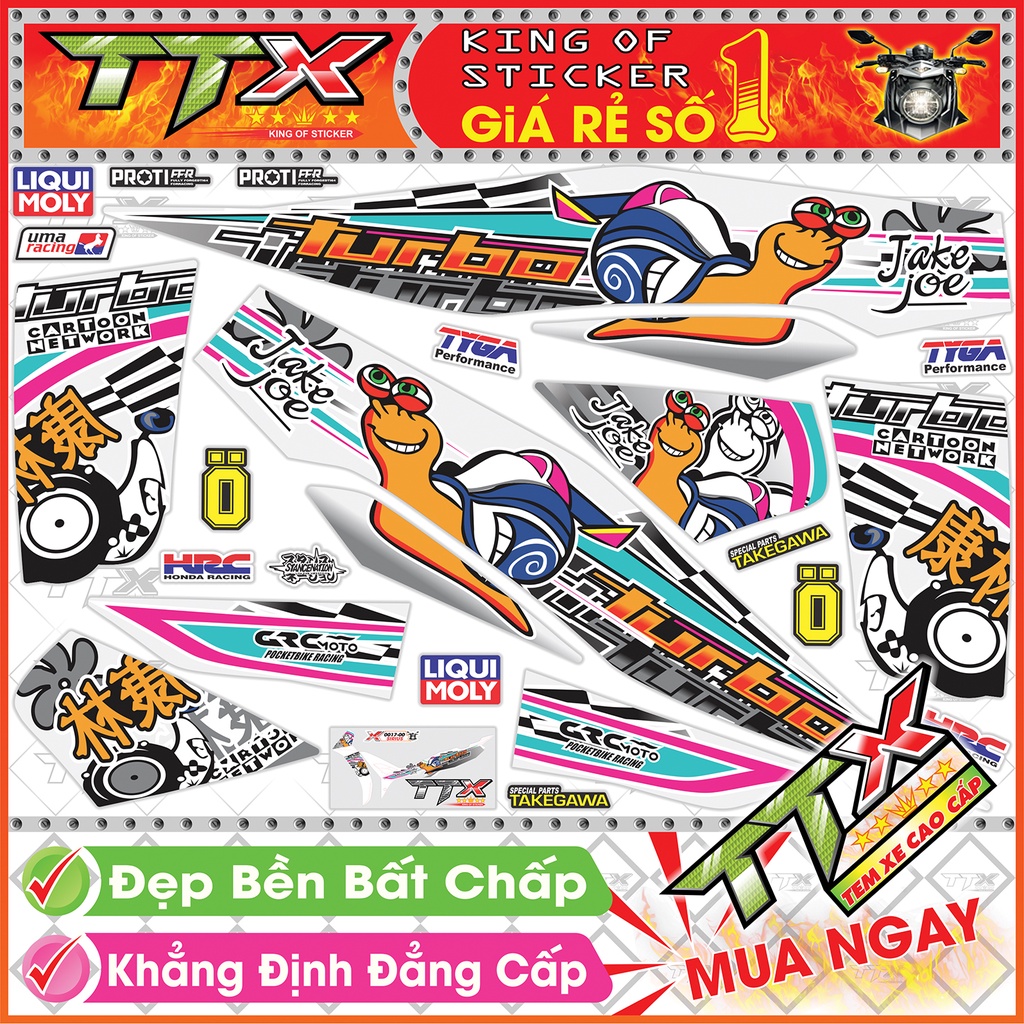 Tem Xe Sirius Trắng Hồng Xám Bạc Turbo - Tem Sirius Hồng Trắng Siêu Đẹp - Mẫu Team Sirius Trắng Hồng Xám Bạc