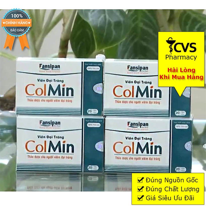 Viên uống Colmin / Viên đại tràng Colmin – Hỗ trợ người bị đại tràng