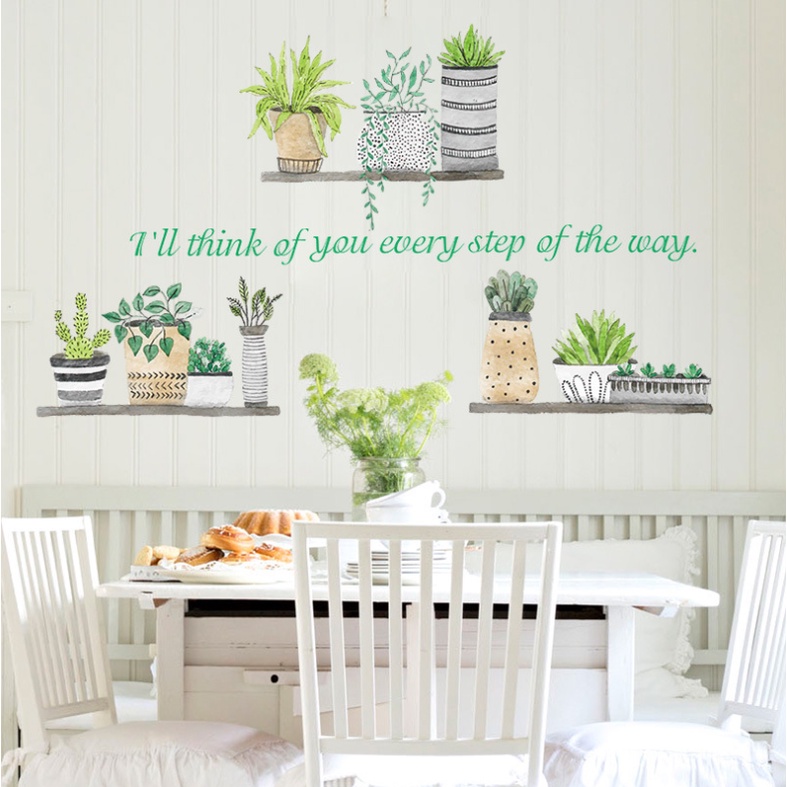 Decal trang trí tường - Xương Rồng Nhiều mẫu khác nhau