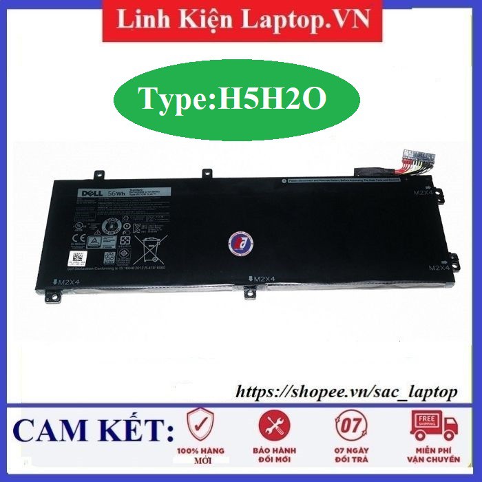 Pin Laptop DELL XPS 15 9550 9560, Precision 5110 M5520 H5H20 5XJ28 5D91C