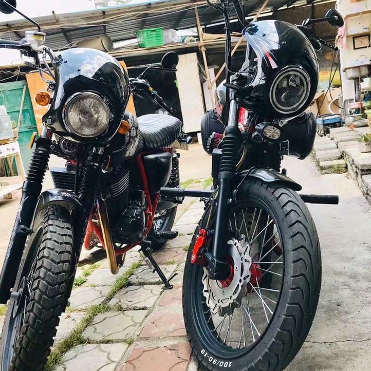 Kính chắn gió Fairing cho tất cả các dòng Clasicc, Cafe ,67 ,68 CD, CL , GD110, husky125, ca fe racer