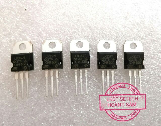 IC nguồn LM317 chân cắm chân dán ( loại tốt,loại thường)