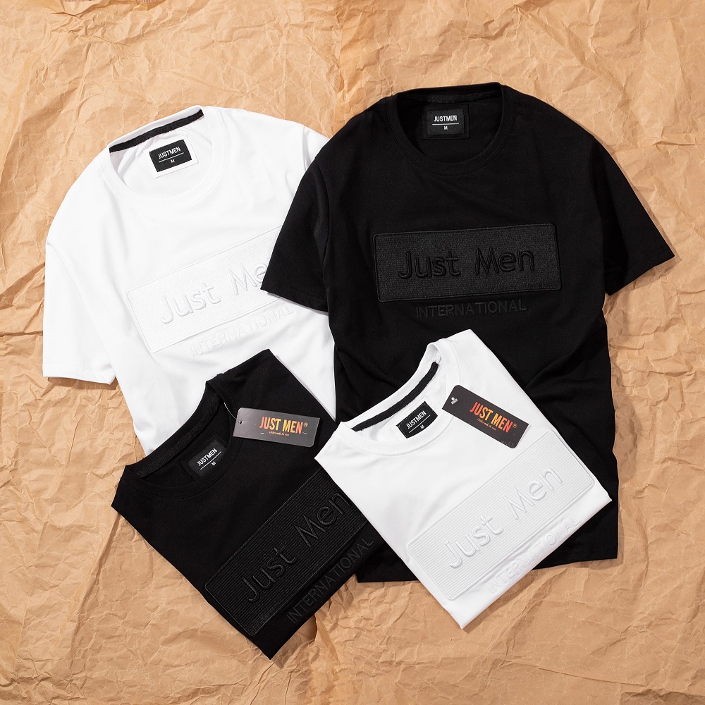 Áo Thun Nam Basic Logo Just Men 220101