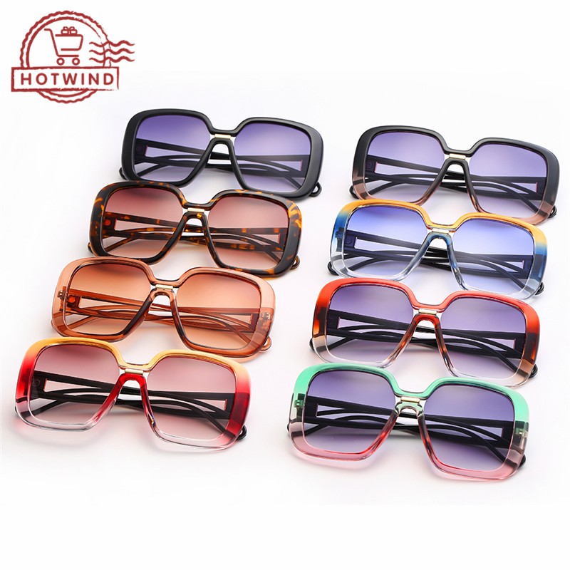 Kính mát gọng vuông chống tia UV400 thời trang