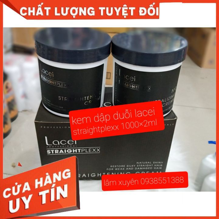 KEM DUỖI PHỤC HỒI TÓC LACEI STRAIGHT PLEXX 1000ML X2 FREESHIP  duỗi tóc thẳng tự nhiên ,mềm mượt ,giữ độ ẩm tóc khỏe