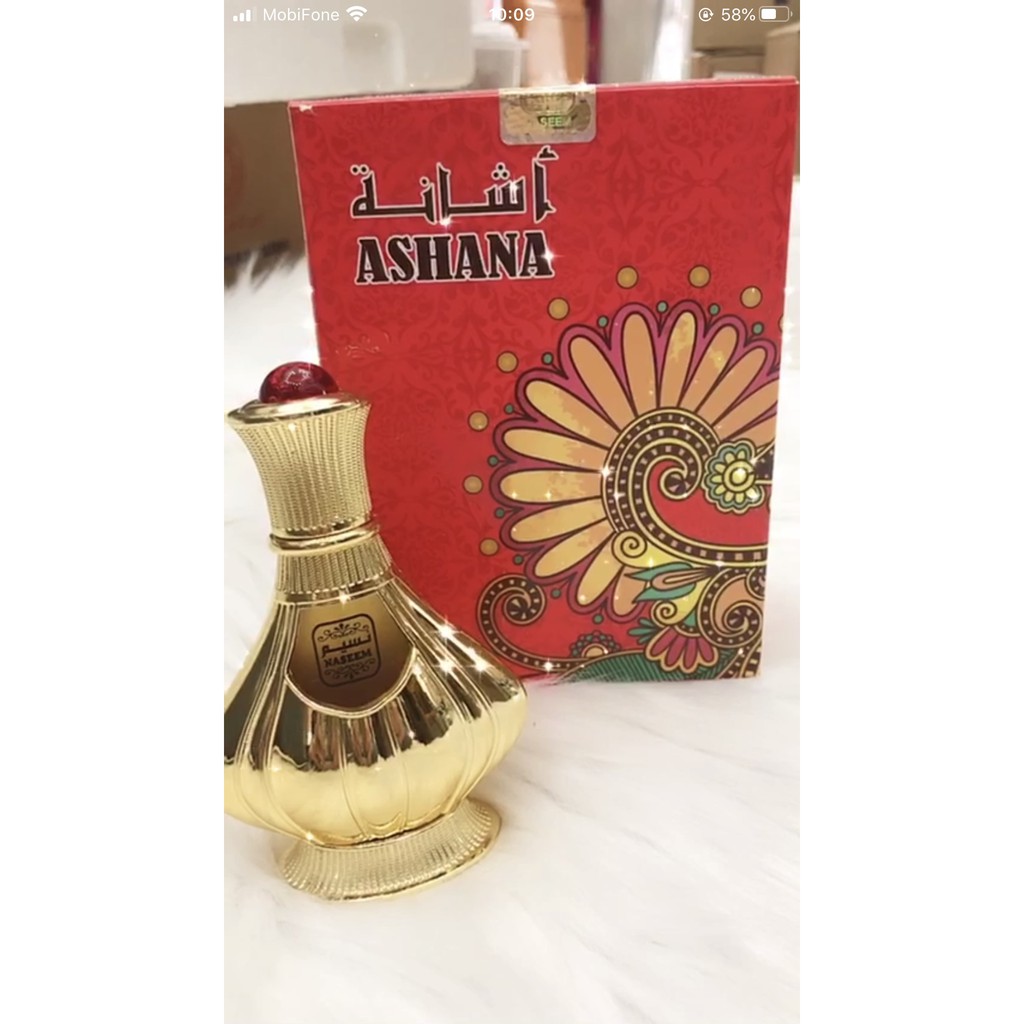 ASHANA - NƯỚC HOA DUBAI - CHÍNH HÃNG - NỘI ĐỊA - GIÁ RẺ 15ML