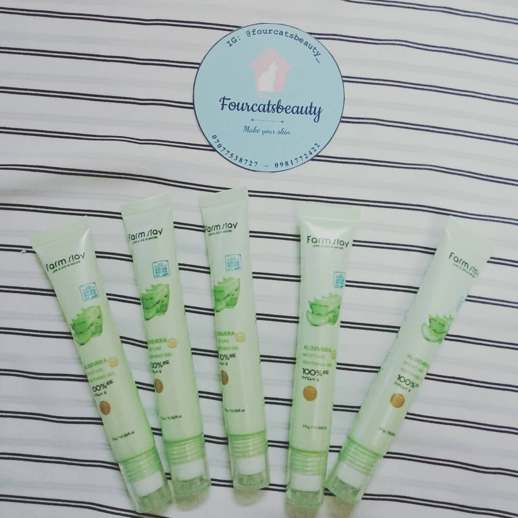 Tuýp Lăn FarmStay Giúp Giảm Thâm Quầng Mắt Nha Đam 100% | BigBuy360 - bigbuy360.vn