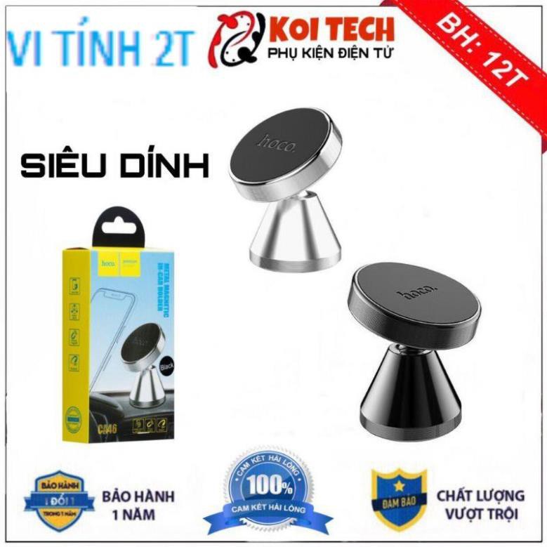 Bộ đế hít nam châm giá đỡ điện thoại trên xe hơi oto 360 độ hoco ca46