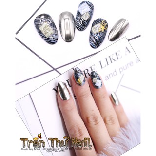 Set gel nhện vẽ sợi màu nhũ