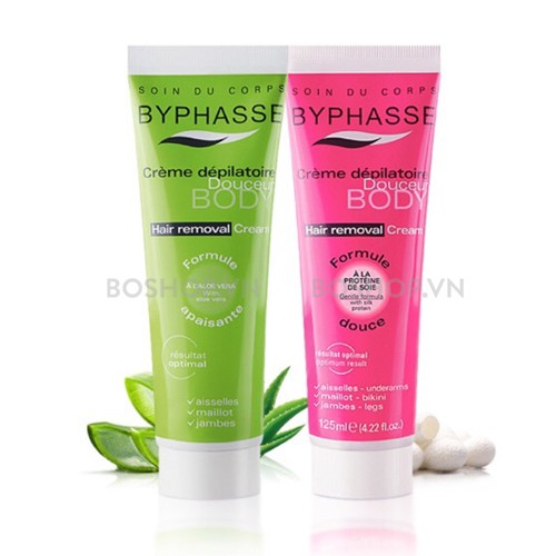 KEM TẨY LÔNG BYPHASSE HAIR REMOVAL CREAM 125ML CHÍNH HÃNG - 7545