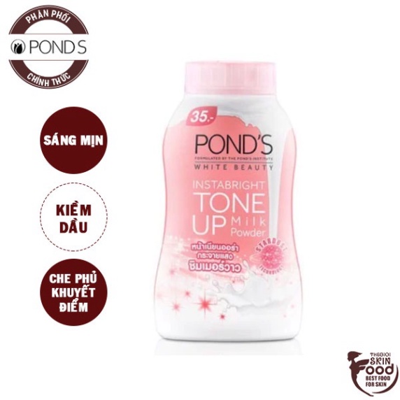 Phấn Phủ Nâng Tông Pond's Instabright Tone Up Milk Powder 40g | BigBuy360 - bigbuy360.vn