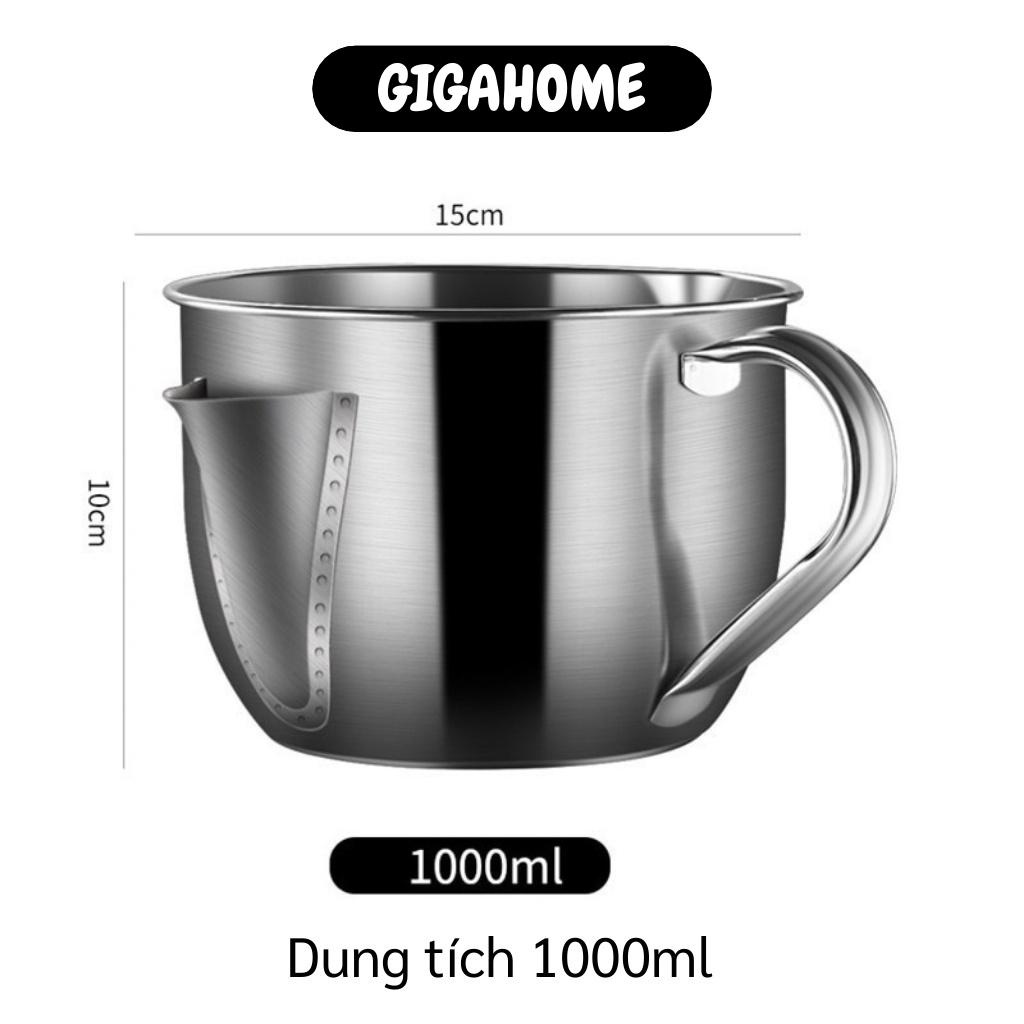 Bình lọc dầu ăn  GIÁ VỐN Ca tách nước béo đa năng bằng thép không gỉ 10029