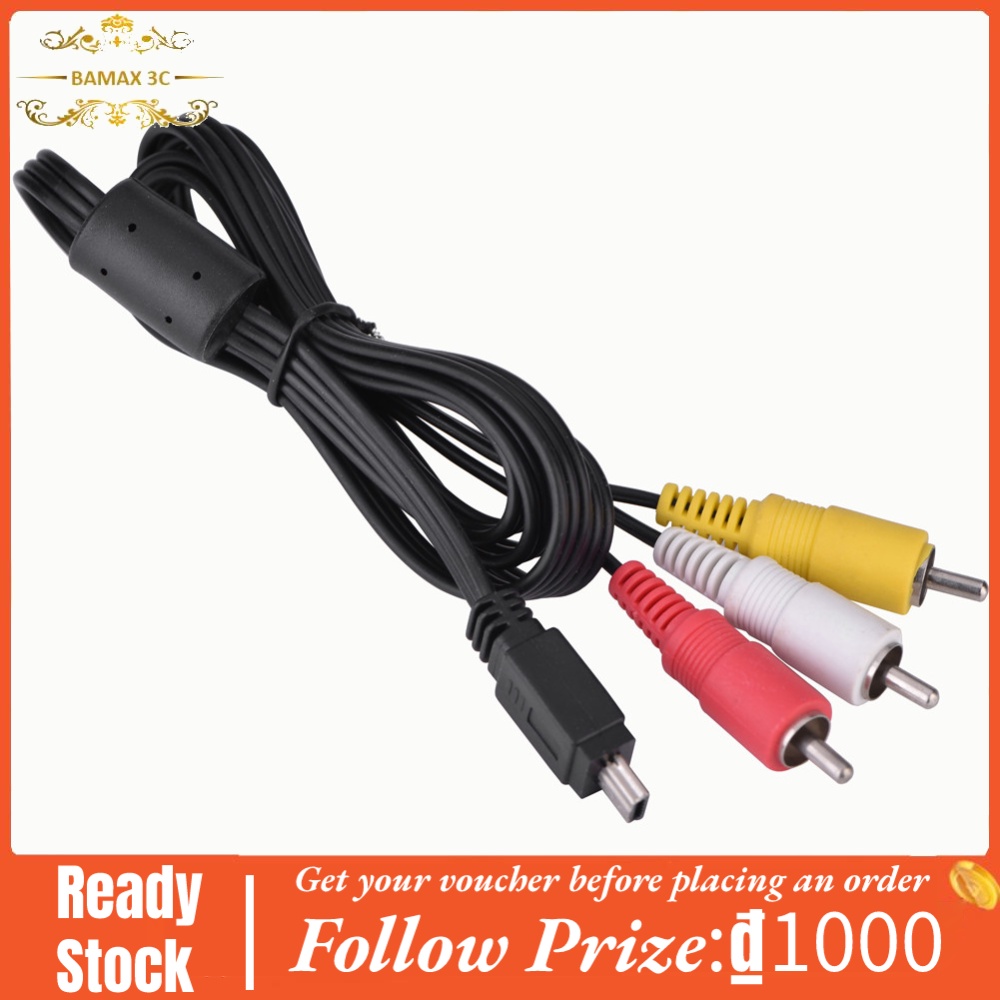 Cáp chuyển đổi AV Mini USB sang 3 RCA cho Canon ixus 990 is 980 is 200