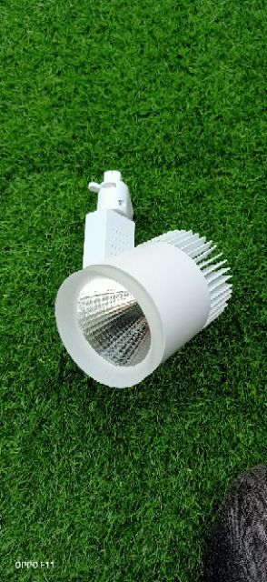 Đèn LED rọi thanh ray đèn pha ray đèn chiếu điểm Spotlight chip COB 20w Trắng 6500k Vàng 4000k trang trí shop