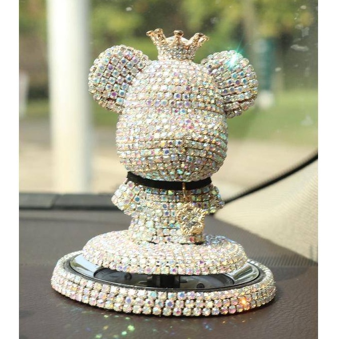 Sáp Thơm Ô Tô Đính Đá Hình Gấu Gloomy Bear Cao Cấp