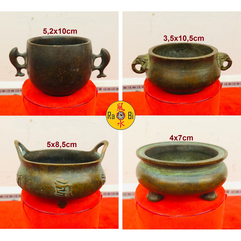 Lư Nhang Đồng Dày nhỏ - Vật Phẩm Thờ Cúng Cao Cấp