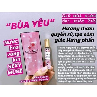 Nước hoa vùng kín đa năng Sexy muse Premium made in japan