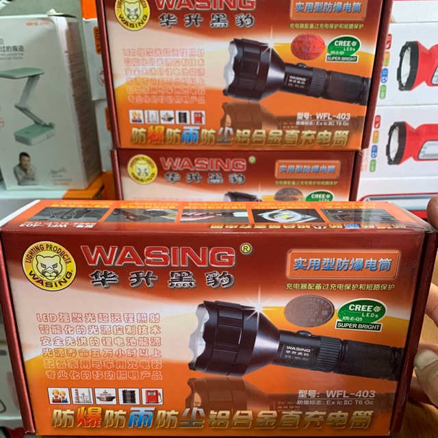 Đèn Pin Siêu Sáng Wasing 403 Cơ Động Giao Thông Chuyên Dụng Chính Hãng