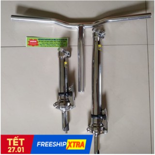 HOT.CỰC KÌ TIỆN LỢI VÀ GỌN GÀNG, Bộ càng gập, gập cọc yên, chế xe scooter, chế cháo xe cho trẻ em, xe gập để cốp ô tô 5.