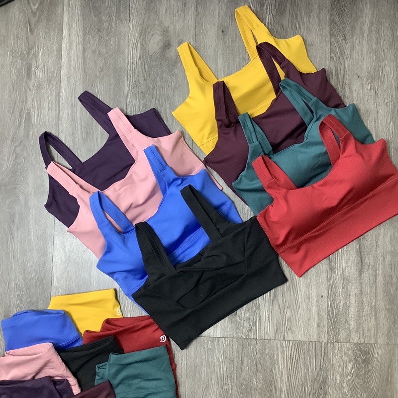 Set bra dây lưng xoắn gym,yoga và thể thao