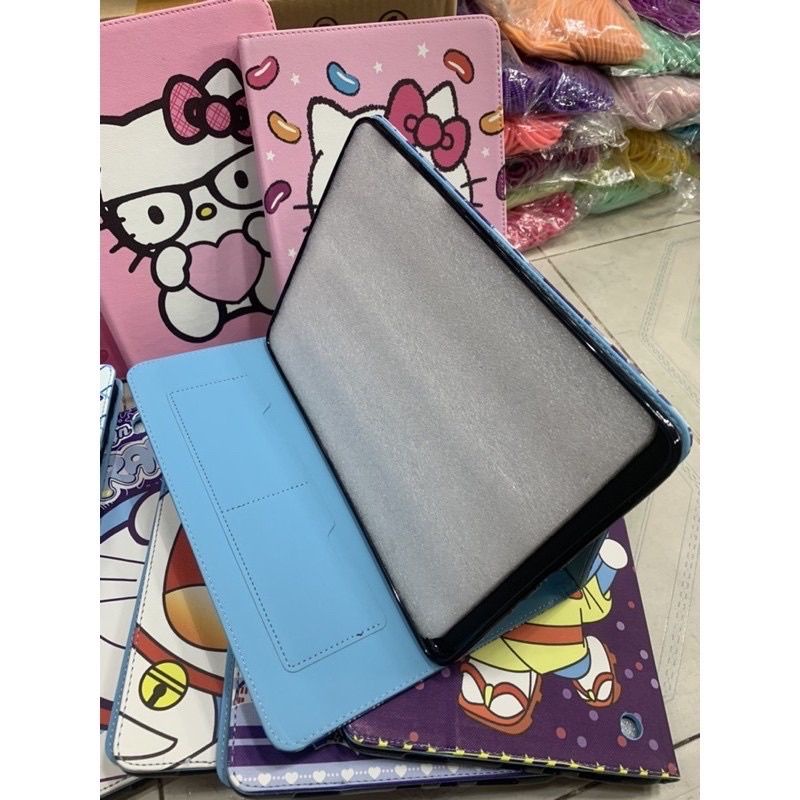 Bao da Samsung Tab A 9.7inch P555 dẻo hình kitty doremon siêu dễ thương