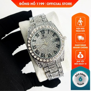 Đồng hồ nam - đồng hồ dây thép chống nước chống xước máy chuẩn chất liệu cao cấp 1045.gh - 1199 watches