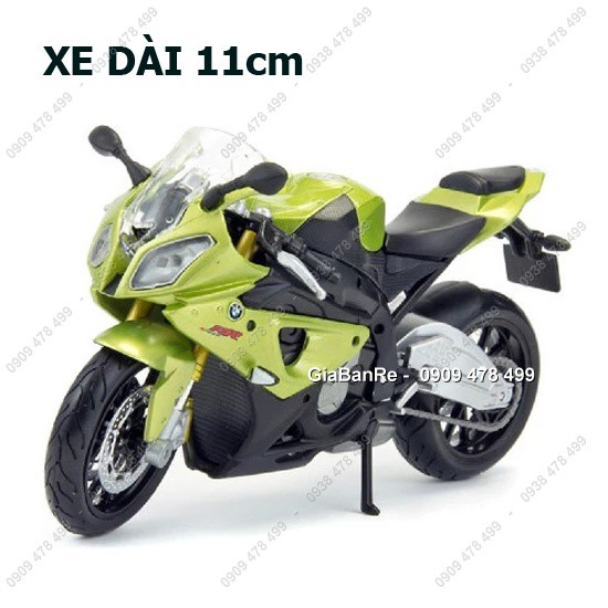 Xe Mô Hình Moto Bmw S1000rr Tỉ Lệ 1:18 - Maisto - Xanh Cốm - 8759