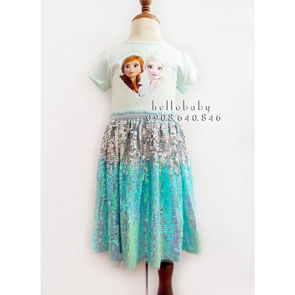 Váy đầm Elsa cho bé