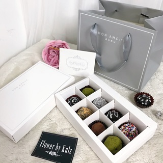 Hộp socola valentine kèm túi thiệp