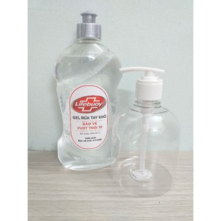 Nước rửa tay khô lifebuoy 500g tặng 1 bình Refill Lifebuoy