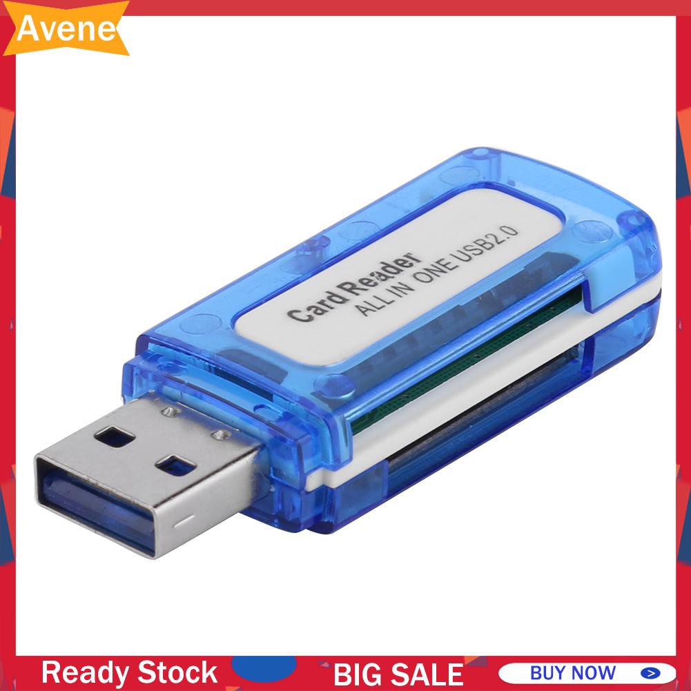 Đầu Đọc Thẻ Nhớ Usb 2.0 4 Trong 1 Cho Micro Sd Tf M2