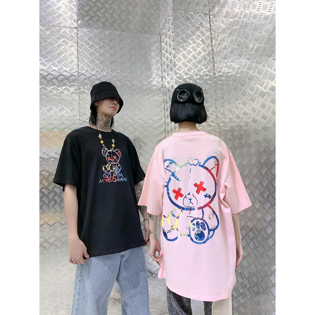 Áo Thun NAM Nữ Chất Vải Thun Cotton Hàng Freesize 1 Cỡ Form Dáng Rộng Dưới 65kg Mặc Vừa (Unisex Gấu Dead) | BigBuy360 - bigbuy360.vn