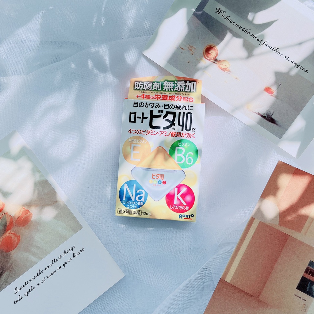 Nước Nhỏ Mắt Rohto Nhật Bản Vita 40 bổ sung vitamin