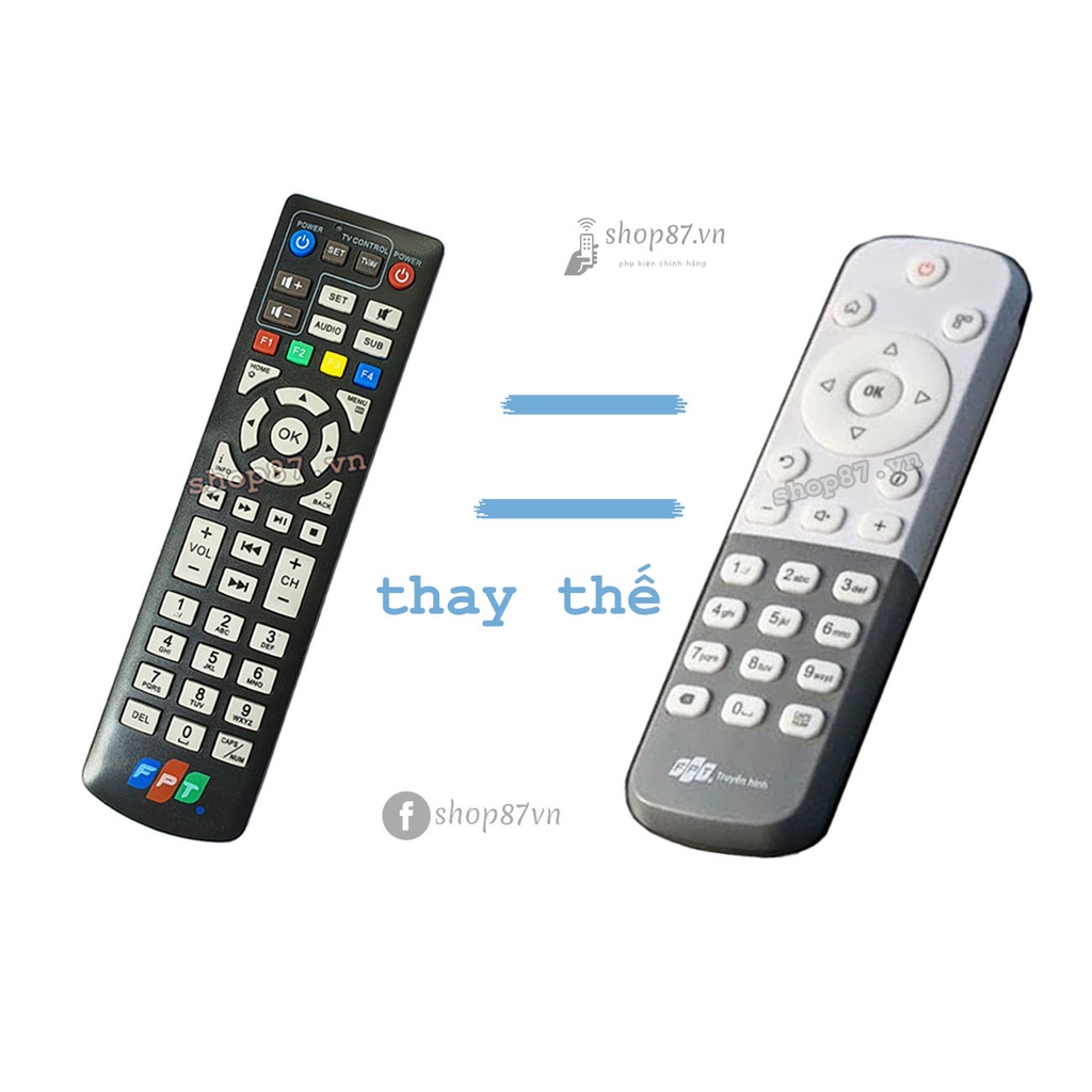 Remote đầu thu FPT - Điều khiển truyền hình FPT tv 4K FX6