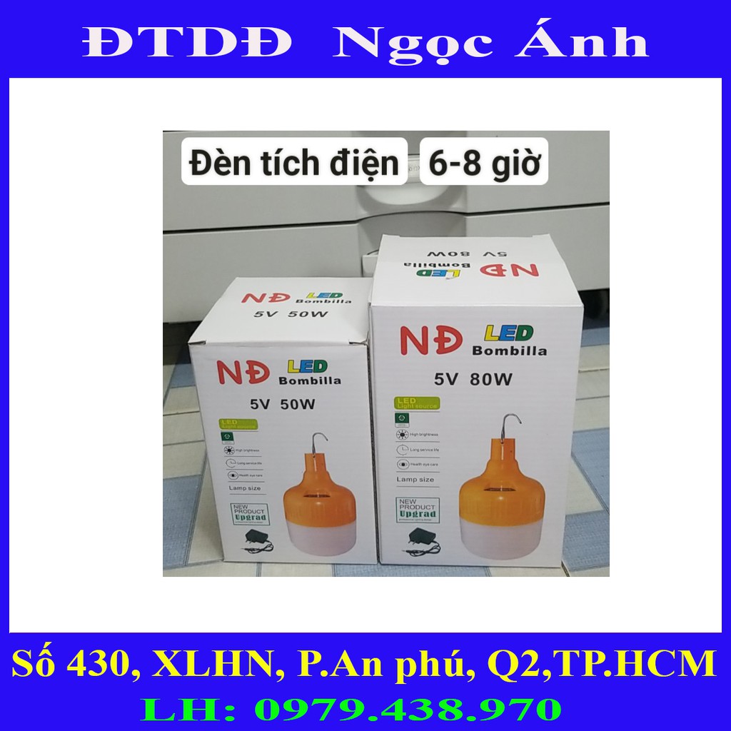 Đèn tích điện 6 đến 8 giờ đèn di động bán hàng