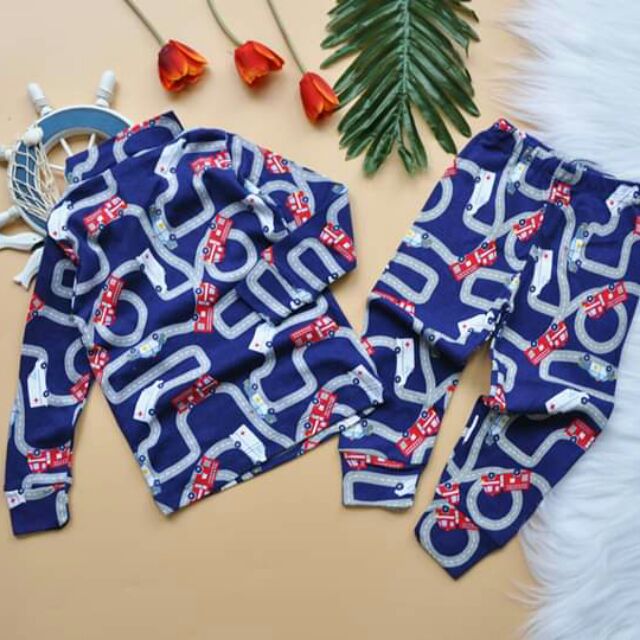 Combo 7 bộ đồ dài Carter's cổ 3p