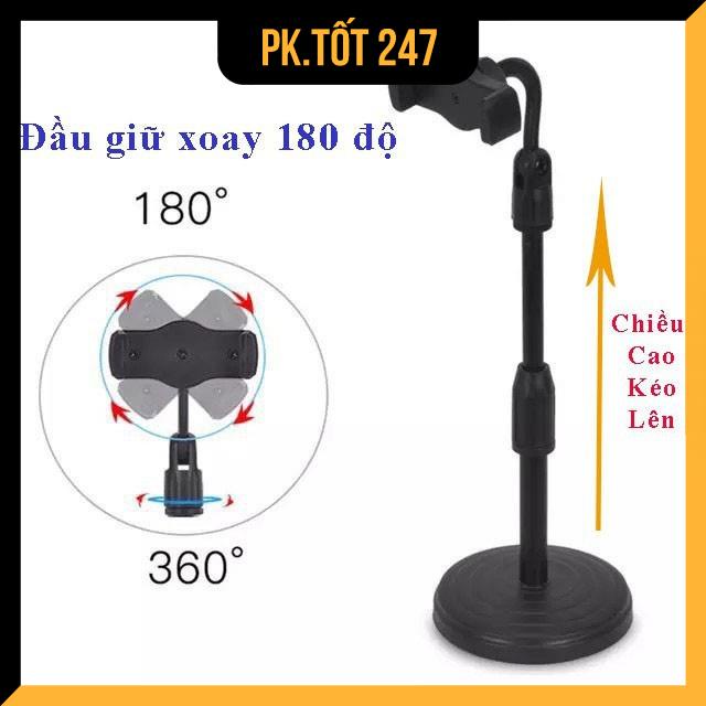 Giá Đỡ Livestream Stands L08 Đế Tròn Để Bàn [BH 12 Tháng] -❖Stands L08❖