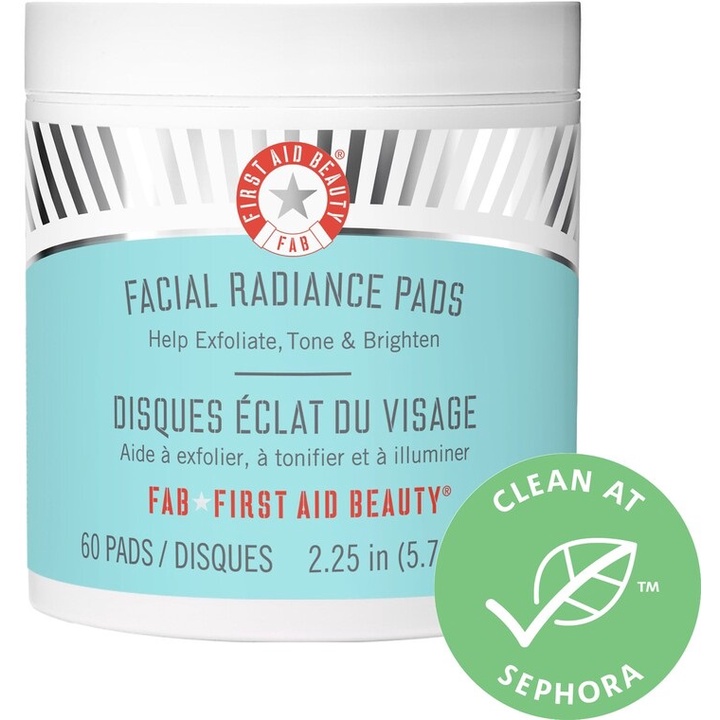 FIRST AID BEAUTY  Tẩy da chết FAB Facial Radiance Pads