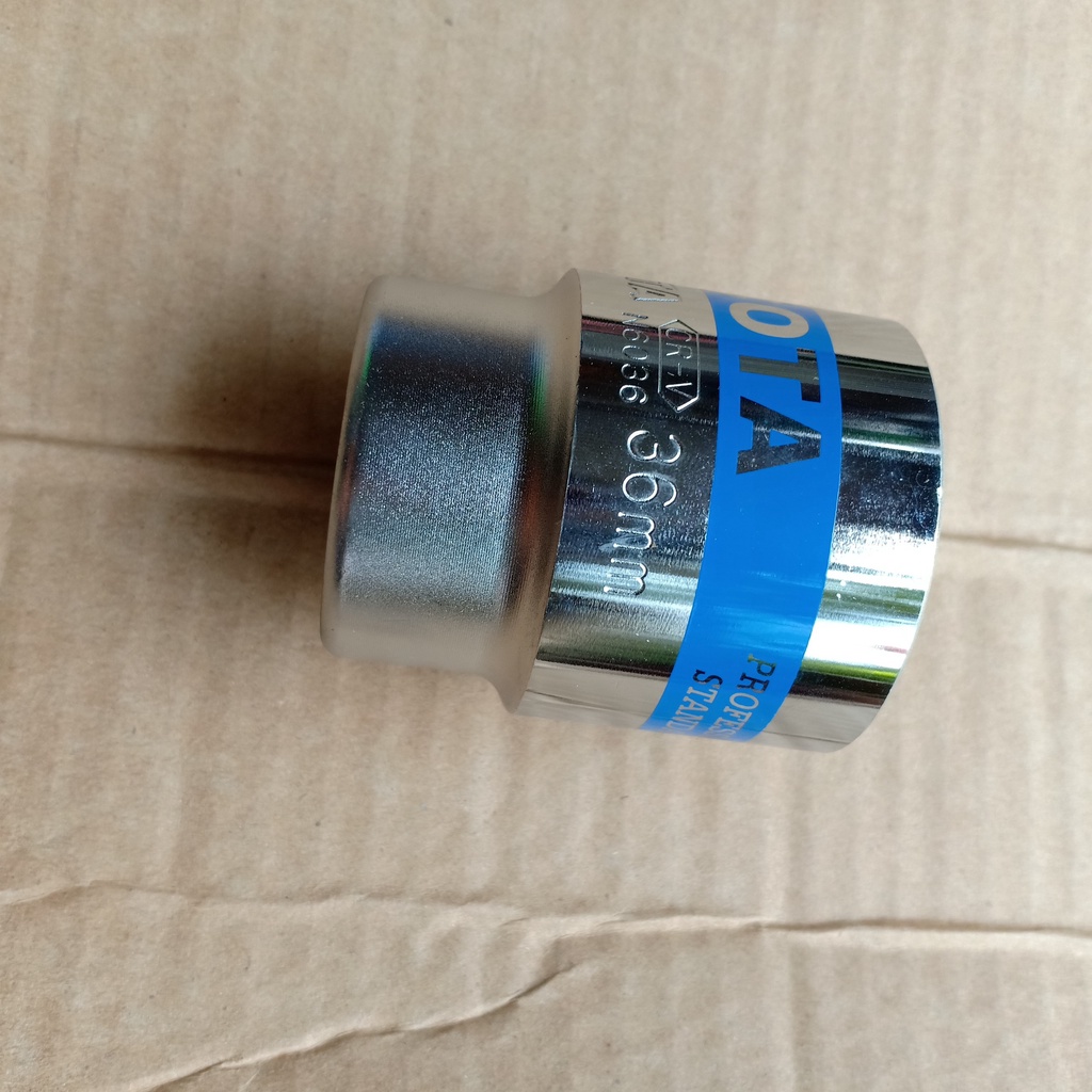 Đầu khẩu vặn ốc máy chân 3/4 inch kích cỡ 36mm - ĐẦU KHẨU LỤC GIÁC THÂN NGẮN tuýp 36