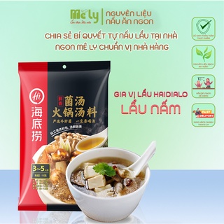 Gia Vị Lẩu Haidilao vị nấm- Cốt Lẩu Tứ Xuyên- set nguyên liệu tự nấu lẩu tại nhà-Mê Ly_ẩm thực Mẹ nấu