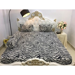 Trọn bộ ga thun☘️FREESHIP☘️ drap thun Hàn 05 món kèm chăn/mền