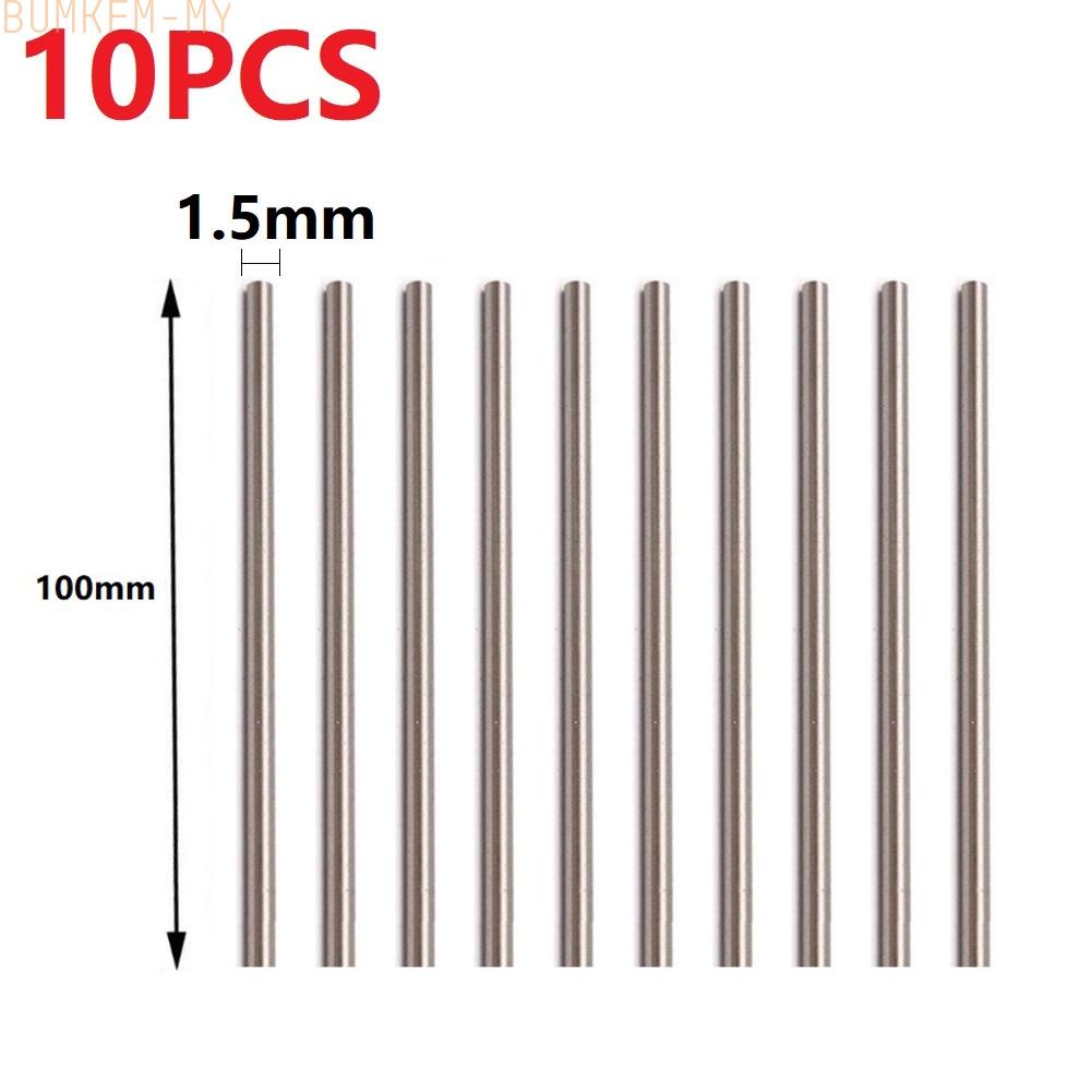 Hss Thanh Trục Tròn Dài 100mm Đường Kính 1 / 1.5 / 2 Chuyên Dụng Cho Máy Tiện