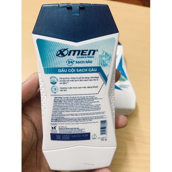 Dầu gội nước hoa Xmen For Bos 85g